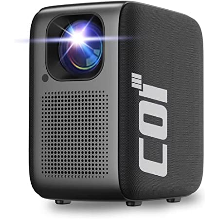 Outdoor Projector, 1080P WiFi Bluetooth Projector, 4K Projector with Android TV9.0, 400 ANSI Lumens Video Projector with 4P Keystone Correction, Zoom,Wireless Connection with iOS/Android