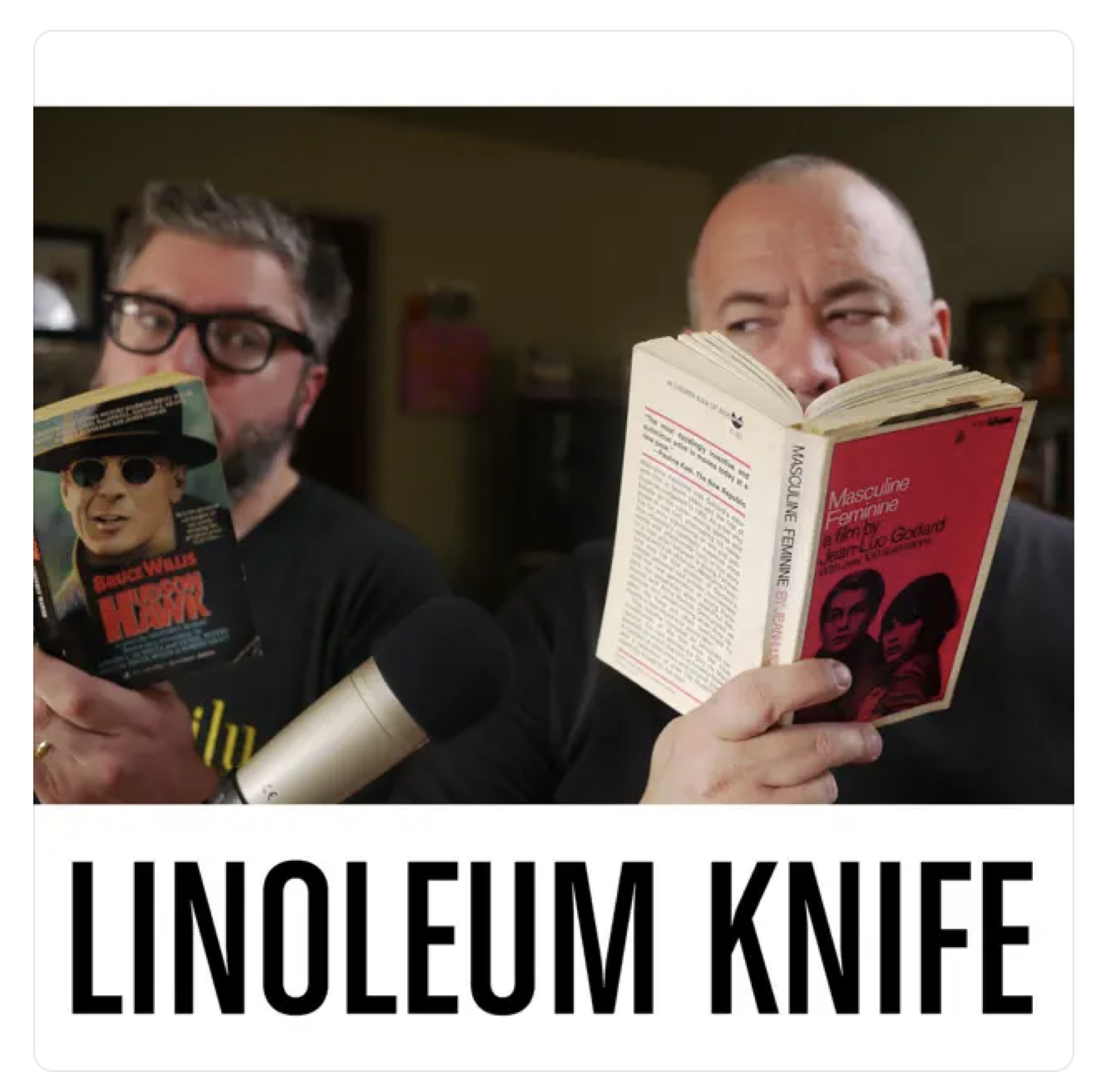 Linoleum Knife podcast logo