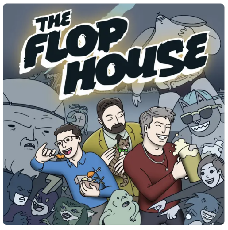 Flop House podcast logo
