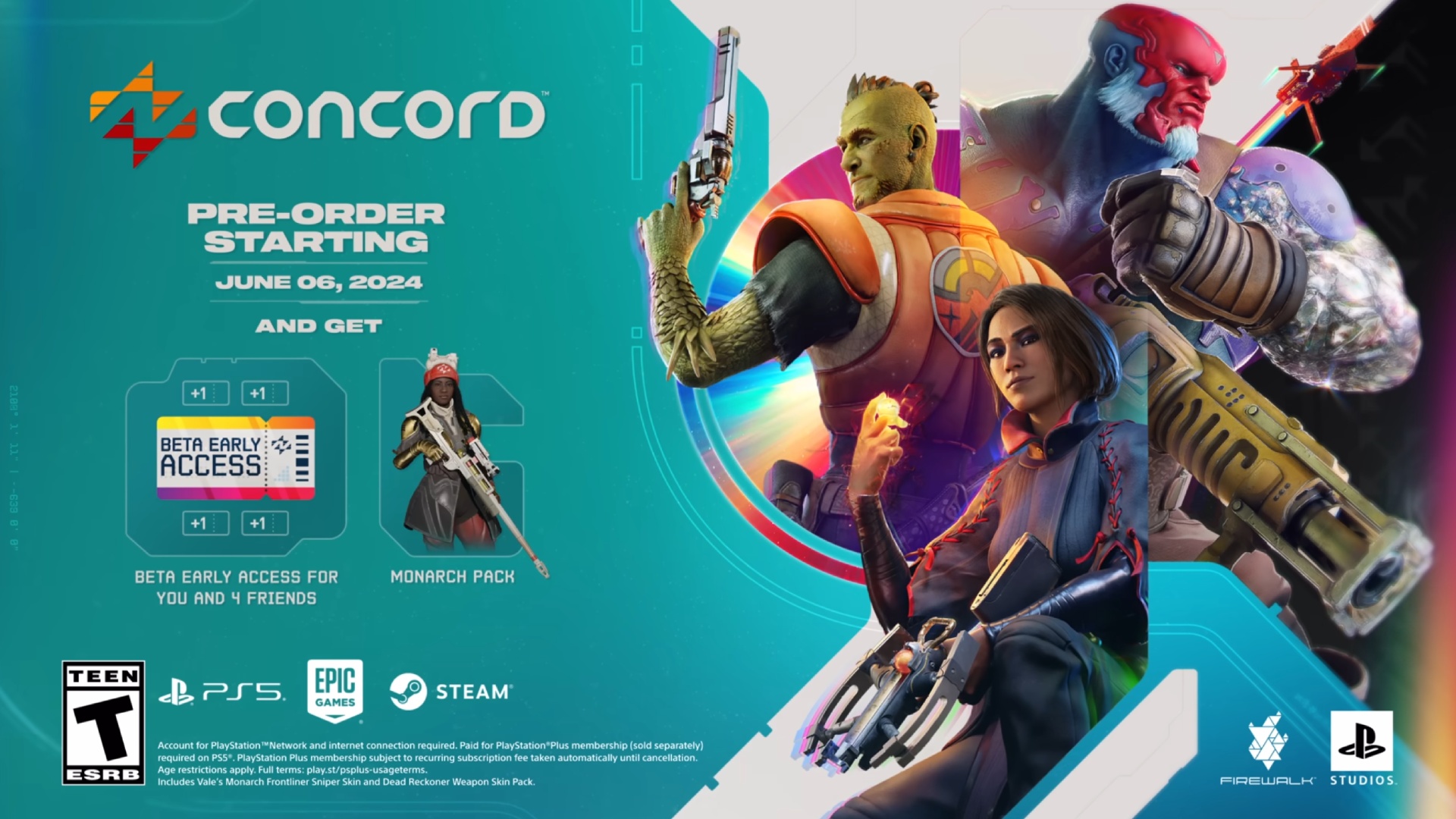 concord pre order bonuses