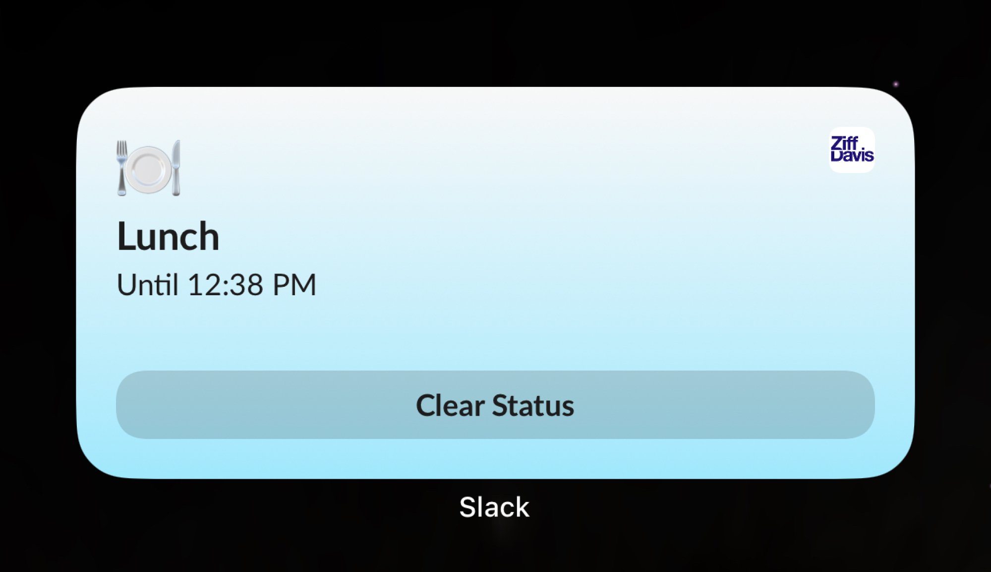 slack widget