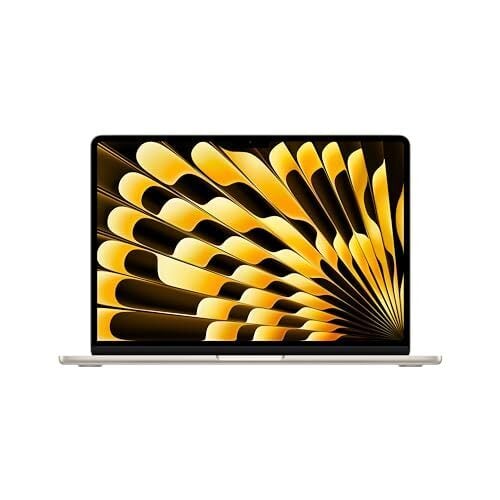 Apple 2024 MacBook Air 13-inch Laptop with M3 chip: Built for Apple Intelligence, 13.6-inch Liquid Retina Display, 16GB Unified Memory, 512GB SSD Storage, Backlit Keyboard, Touch ID; Starlight