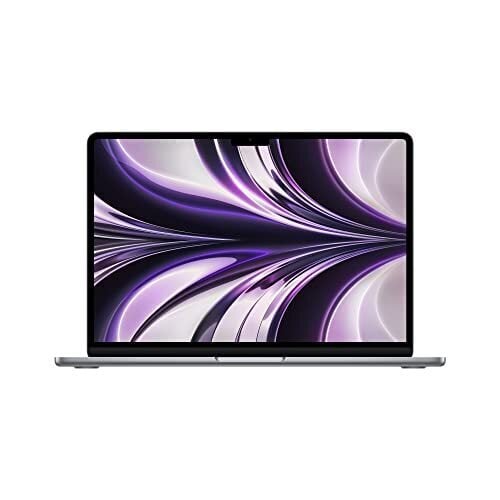 Apple 2022 MacBook Air Laptop with M2 chip: Built for Apple Intelligence, 13.6-inch Liquid Retina Display, 16GB RAM, 256GB SSD Storage, Backlit Keyboard, 1080p FaceTime HD Camera; Space Gray